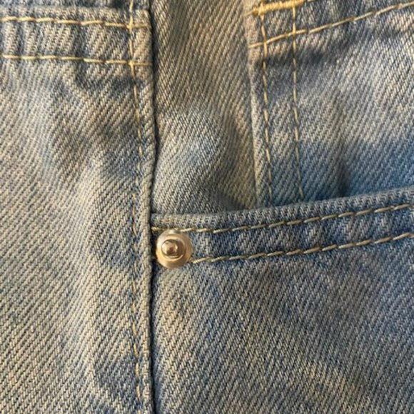 Shein Heart  print Jeans size large wide leg - Picture 13 of 13